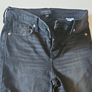 Banana Republic High Rise Black Jeans